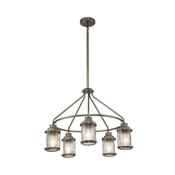 Ashlandbay udendørs lysekrone 5 lk, børstet bronze^KICHLER Outlet