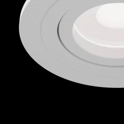 Atom indbygningsspot, GU10, hvid, rund ramme^Maytoni Outlet