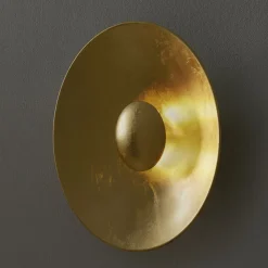 Aura Sol væglampe i guldlook Ø 40 cm^Kögl Outlet