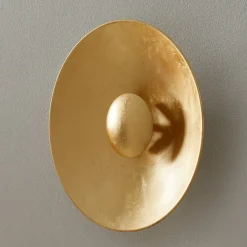 Aura Sol væglampe i guldlook Ø 40 cm^Kögl Outlet