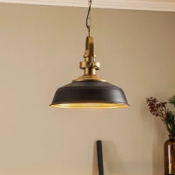 Avonni AV-4106-M32-BSY hængelampe, sort skærm