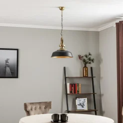 Avonni AV-4106-M32-BSY hængelampe, sort skærm