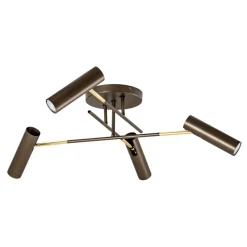 Axion loftlampe, 4 lyskilder, titanfarvet, stål^Luminex Discount