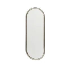 AYTM Møbel Og Interiør>Angui-spejl, sølvfarvet, højde 78 cm, glas, stål