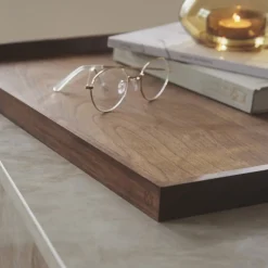 AYTM Møbel Og Interiør>Bakke Unity, valnød, længde 52 cm, bredde 52 cm, træ