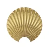 AYTM Concha-krog, guldfarvet, vægdekoration, højde 11,5 cm