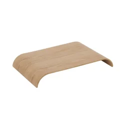 Curva-bakke, egetræsfarvet, 41 x 25 x 5 cm, træ^AYTM