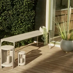 Globe urtepotte, Ø 37 cm, gråbrun, aluminium, stål^AYTM Discount