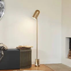 Gulvlampe Luceo, guld^AYTM New