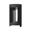 AYTM Møbel Og Interiør>lygte Ora, sort, højde 28,2 cm, glas, aluminium