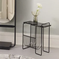 Magasinholder Sino, sidebord, sort^AYTM Best