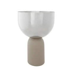 AYTM Torus urtepotte, grå, Ø 22 cm, højde 30,6 cm, jern