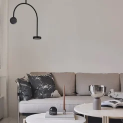 AYTM Torus urtepotte, grå, Ø 22 cm, højde 30,6 cm, jern