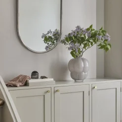 AYTM Uva-vase, Ø 32 cm, duegrå, glas, mundblæst