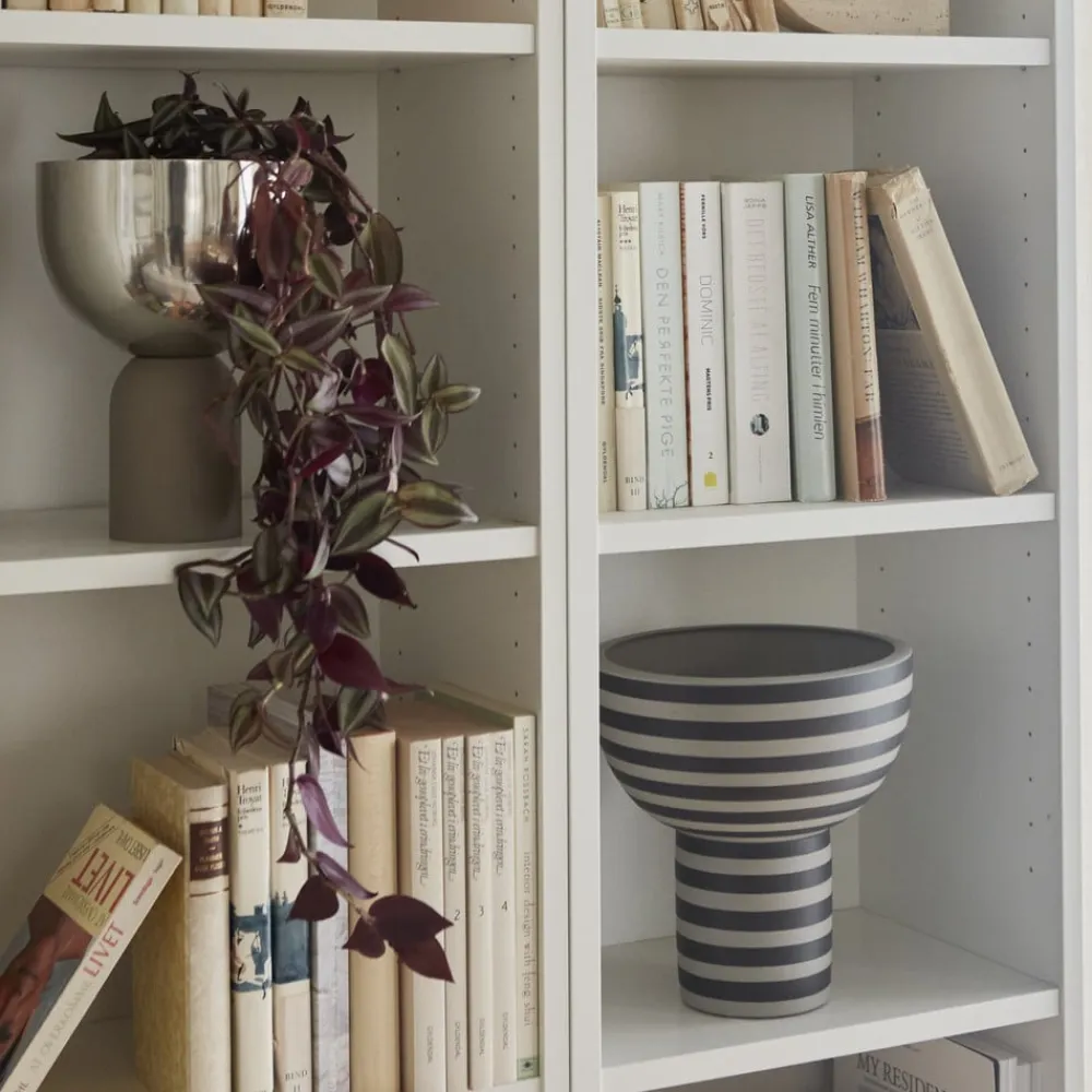 AYTM Møbel Og Interiør>Varia vase, sort, Ø 23 cm, højde 24 cm, keramik