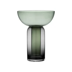 Vase Torus, grøn, Ø 25 cm, højde 33 cm, glas^AYTM Clearance