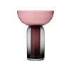 AYTM Møbel Og Interiør>Vase Torus, pink, Ø 25 cm, højde 33 cm, glas