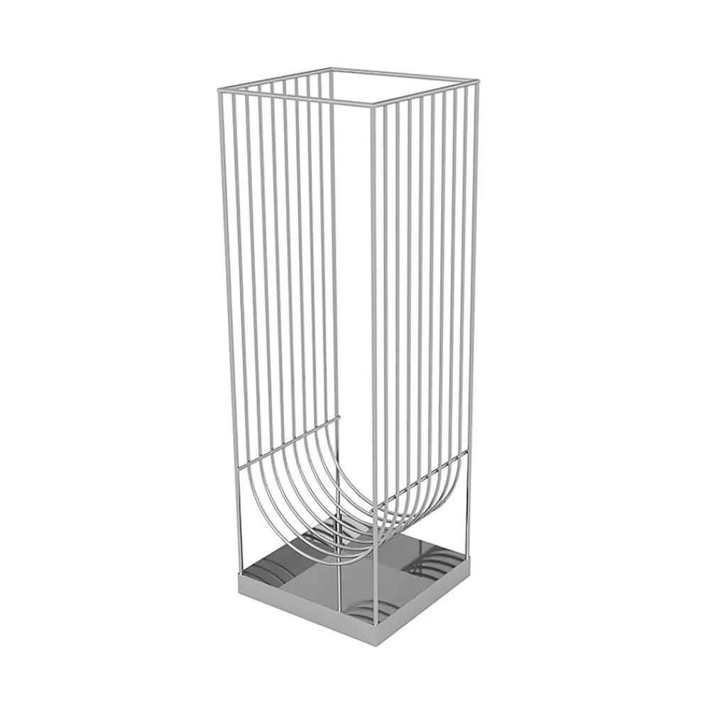 AYTM -paraplyholder Curva, sølv, højde 56 cm, stål
