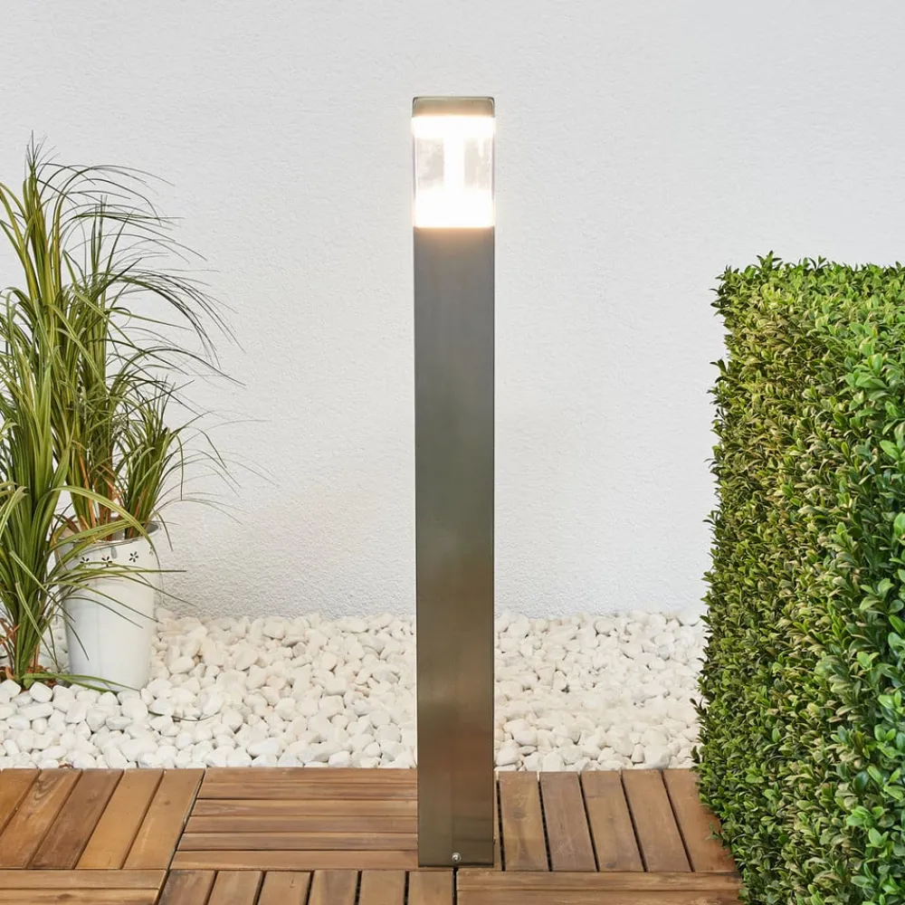 Lindby Baily - Vejlampe i stål med LED