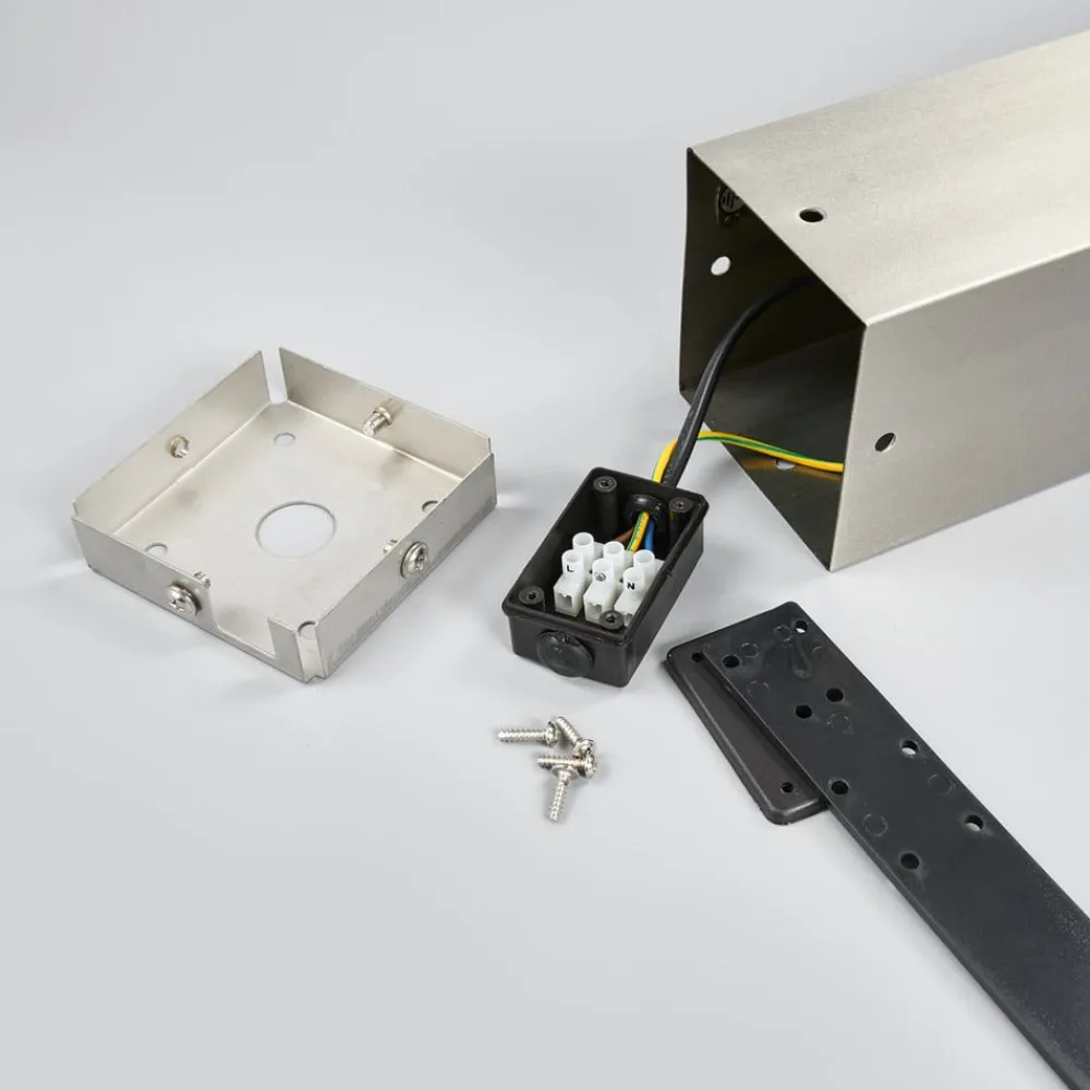 Lindby Baily - Vejlampe i stål med LED