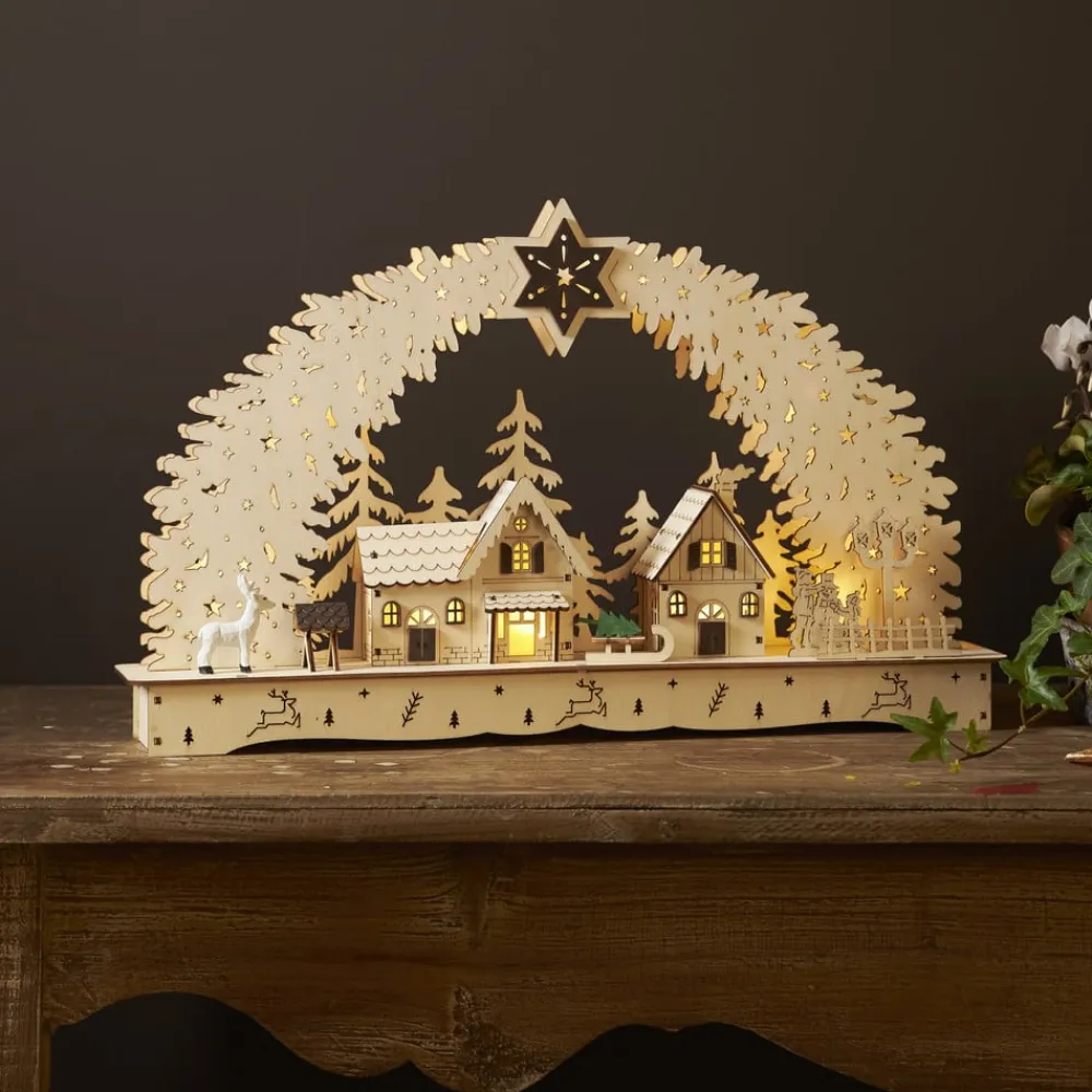 STAR TRADING Bamberg by LED-adventsstage, batteridrift