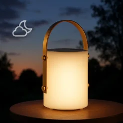 FH Lighting Bari LED-akku-lampe, solar, fjernbetjening