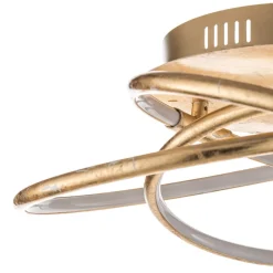 Barna - en gylden designet LED loftlampe^Globo Outlet