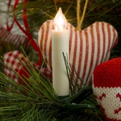 Konstsmide Christmas Batteridrevet juletræslys LED, hvid, 10 lyskilder
