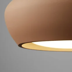 Beacon Lighting Beacon loftlampe Fjord, brun, gips, Ø 28 cm, GX53