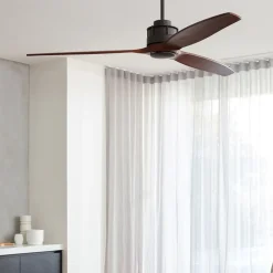 Beacon loftventilator Airfusion Akmani koa/bronze lydløs^Beacon Lighting Outlet