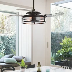 Beacon loftventilator Fanaway Classic lys sort lydløs^Beacon Lighting Discount