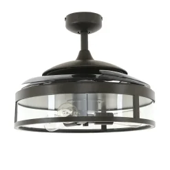 Beacon loftventilator Fanaway Classic lys sort lydløs^Beacon Lighting Discount