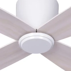 Beacon Lighting Beacon loftventilator Fraser hvid/eg DC quiet Ø 132 cm