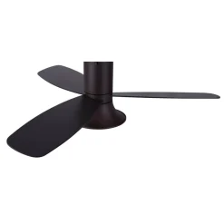 Beacon loftventilator med lys Flusso bronzefarvet lydløs^Beacon Lighting