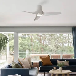 Beacon loftventilator med lys Nautica, hvid, lydløs^Beacon Lighting New