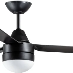 Beacon Lighting Loftventilatorer>Beacon loftventilator med lys Megara sort 122cm lydløs