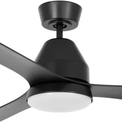 Beacon loftventilator med lys Whitehaven, sort, støjsvag^Beacon Lighting Hot