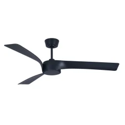 Beacon loftventilator med lys Line sort 132 cm støjsvag^Beacon Lighting Best