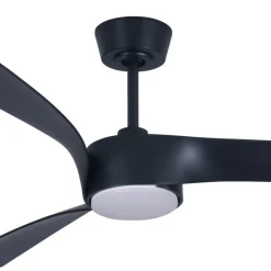 Beacon loftventilator med lys Line sort 132 cm støjsvag^Beacon Lighting Best