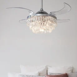 Beacon Lighting Loftventilatorer>Beacon loftventilator med lys Fanaway Veil krom lydløs