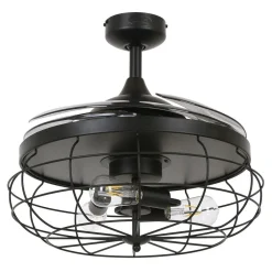 Beacon Lighting Beacon loftventilatorlampe Fanaway Industri sort lydløs