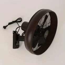 Beacon vægventilator Breeze, sort, Ø 41 cm, lydsvag^Beacon Lighting