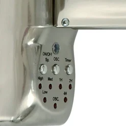 Beacon vægventilator Breeze kromfarvet/klar Ø 41 cm støjsvag^Beacon Lighting Sale