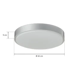 BEGA 34279 LED-loftlampe, aluminium, Ø 42 cm, DALI