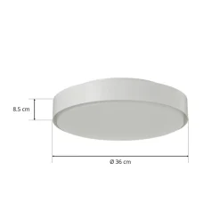 34278 LED-loftlampe, hvid, Ø 36 cm, DALI^BEGA Outlet