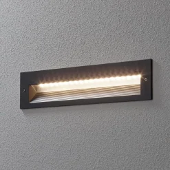 BEGA Væglamper>33055 LED-væglampe 3000 K, grafit, 32 cm