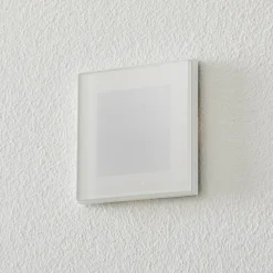 Accenta væglampe kantet ring hvid 160 lm^BEGA Online