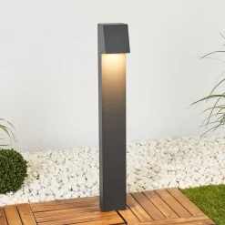 BEGA Gadebelysning>77237K3 gadelampe, kantet, grafit 3.000K nede