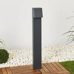 BEGA Gadebelysning>77237K3 gadelampe, kantet, grafit 3.000K nede