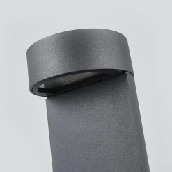 77263K3 gadelampe, rund, grafit, 3000 K, nede^BEGA Outlet